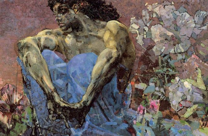 Михаил Врубель «Демон сидящий, 1890 год.